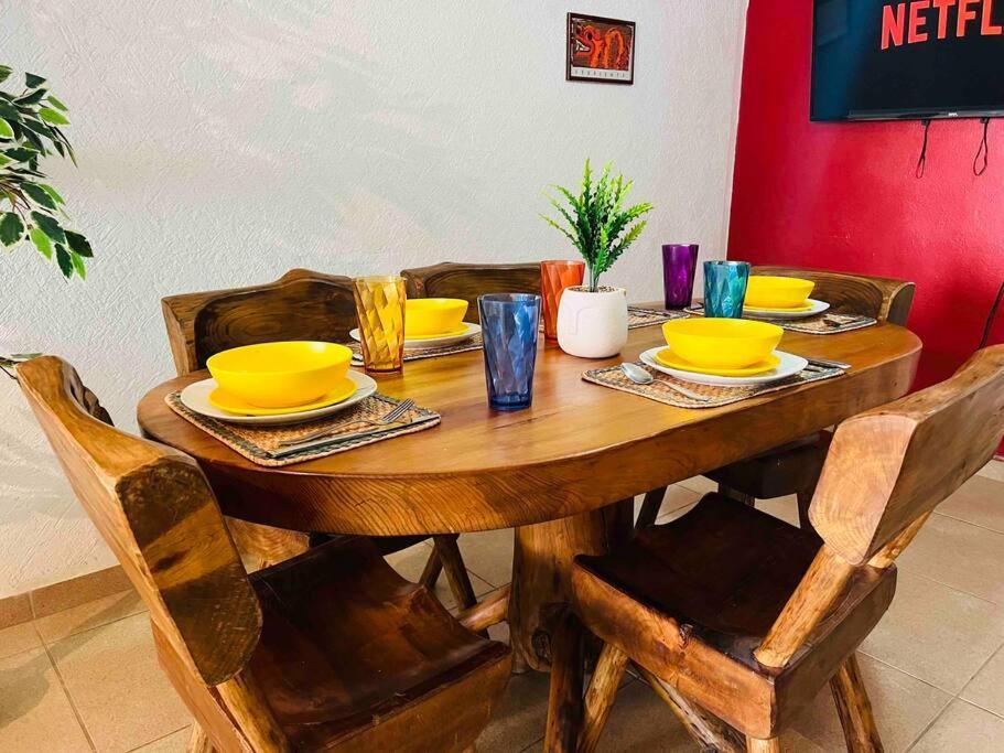 익스타파 Casa Con Alberca A 8 Min De Playa 아파트 외부 사진